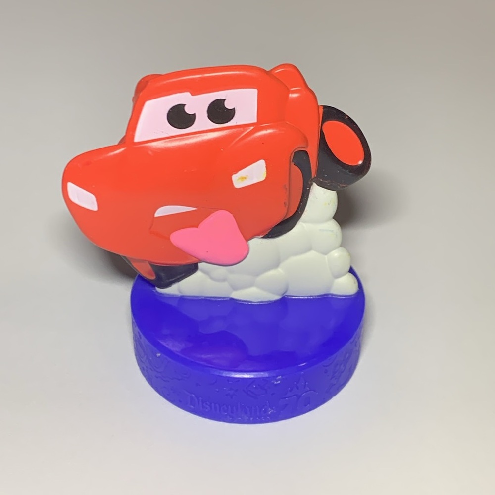 Lightning McQueen Cars Disneyland 70th Anniversary McDonalds Toy